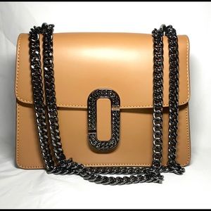 Genuine Leather Cocktail Handbag, Made in Italy